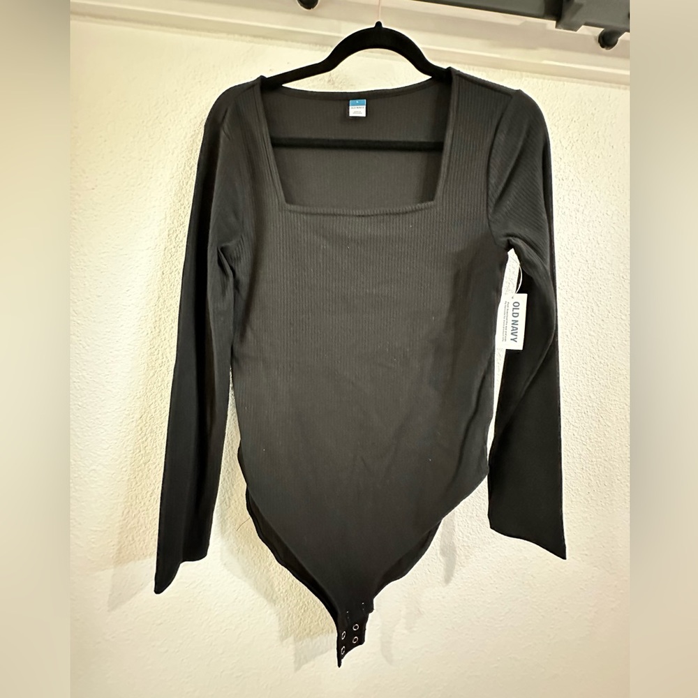 Black Long Sleeve Bodysuit